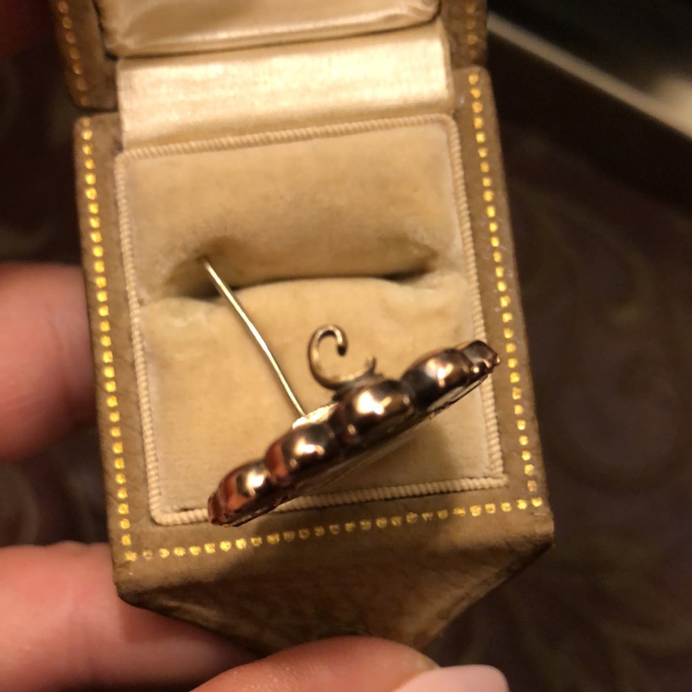 Georgian Victorian mourning brooch - Picture 6 of 9